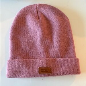 Levi's Soft Pink Beanie